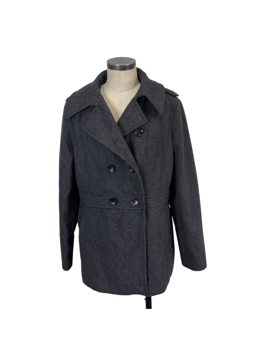 Michael Kors Wool Blend Pea Coat XL
